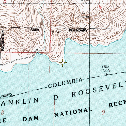 Topographic Map of Pine Tree Point, WA