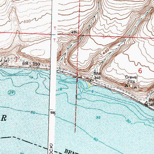 Topographic Map of Berrian, WA
