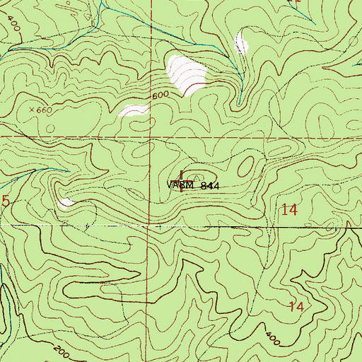 Topographic Map of Arctic Lookout, WA