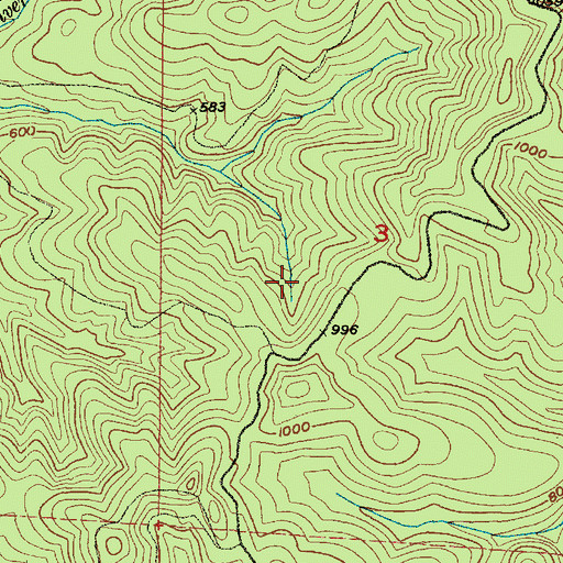 Topographic Map of Pacific County, WA
