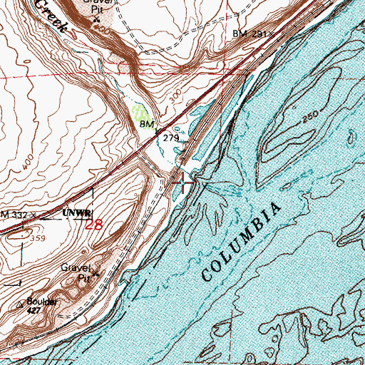 Topographic Map of Glade Creek, WA