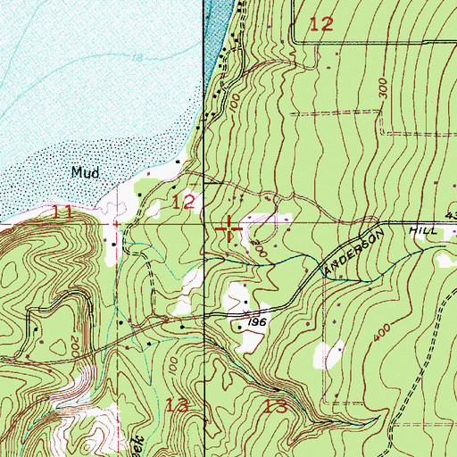 Topographic Map of Sunset Farm, WA