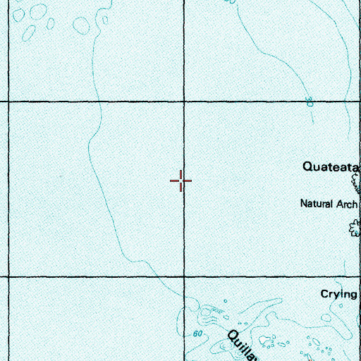 Topographic Map of Los Frayles, WA