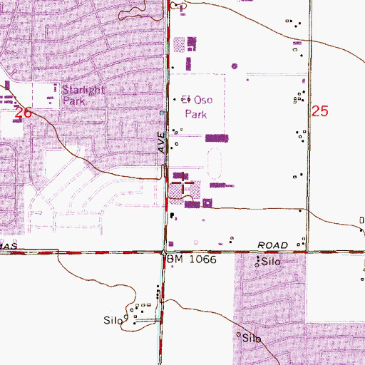 Topographic Map of Trevor G  Browne High School, AZ