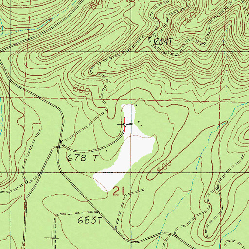 Topographic Map of Baker Shelter (historical), WA