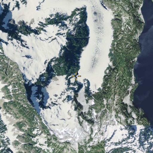 Aerial/Satellite Image of Big Heart Lake, WA