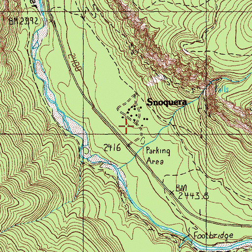 Topographic Map of Camp Sheppard Boy Scout Camp, WA
