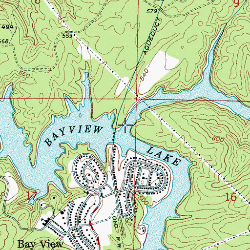 Topographic Map of Corbet Branch, AL