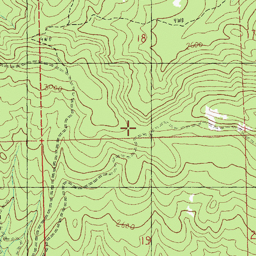 Topographic Map of Cle Elum Ridge, WA