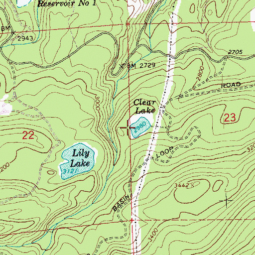 Topographic Map of Clear Lake, WA