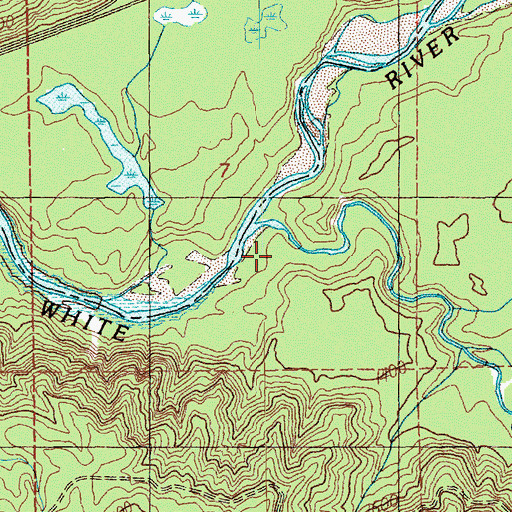 Topographic Map of Clearwater River, WA