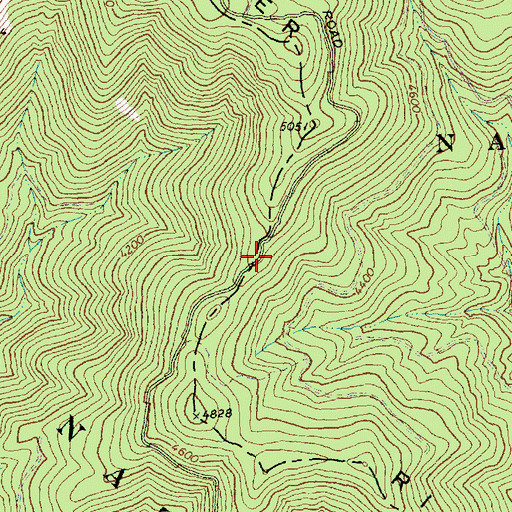 Topographic Map of Cooper Ridge, WA