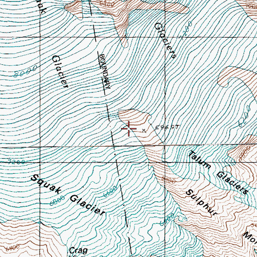 Topographic Map of Crag View, WA