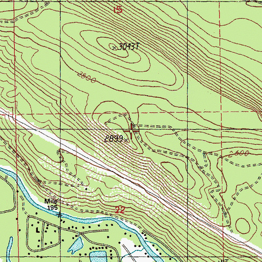 Topographic Map of Easton Ridge, WA