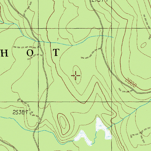 Topographic Map of Lava Butte Trail, WA