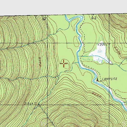 Topographic Map of Little Chilliwack River, WA