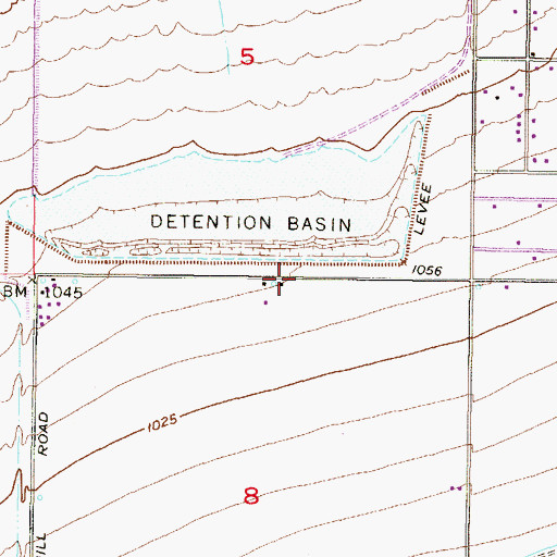 Topographic Map of White Tank Dam Number Four, AZ