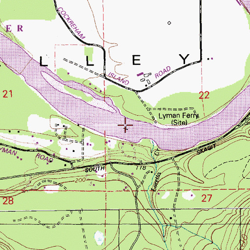 Topographic Map of Loretta Creek, WA