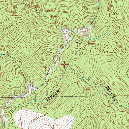 Topographic Map of McCoy Creek, WA