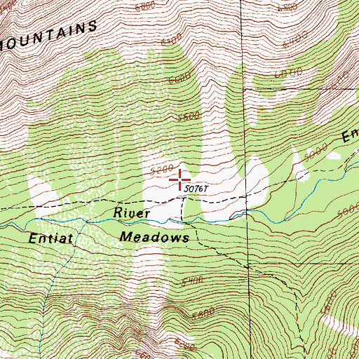 Topographic Map of McKensie Camp (historical), WA