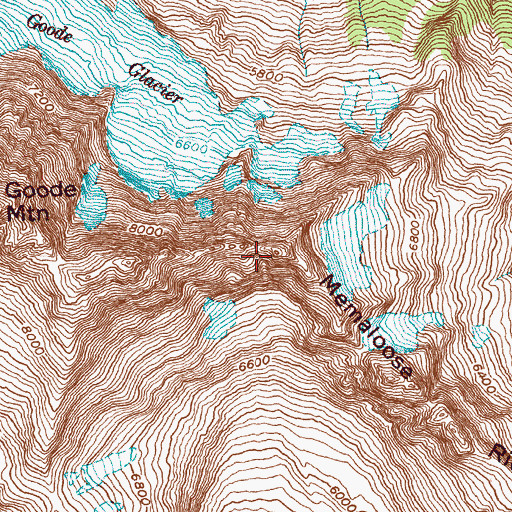 Topographic Map of Memaloose Ridge, WA