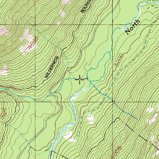 Topographic Map of Miriam Creek, WA