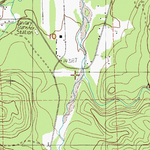 Topographic Map of North Fork Mineral Creek, WA
