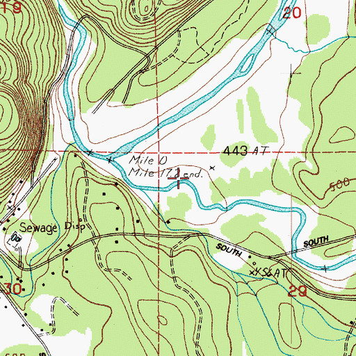 Topographic Map of North Fork Toutle River, WA