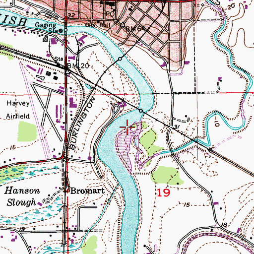 Topographic Map of Pilchuck River, WA