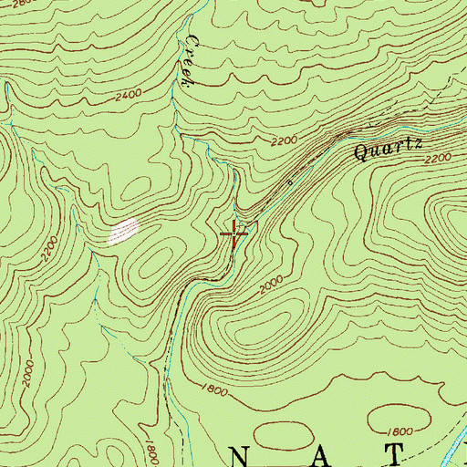 Topographic Map of Platinum Creek, WA