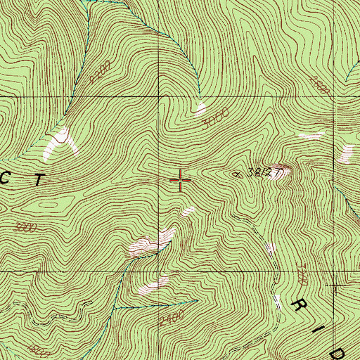 Topographic Map of Prospect Ridge, WA