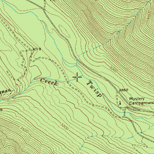 Topographic Map of Reynolds Creek, WA
