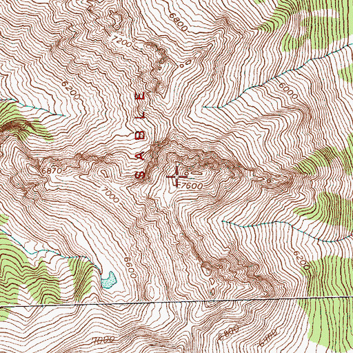 Topographic Map of Sable Ridge, WA