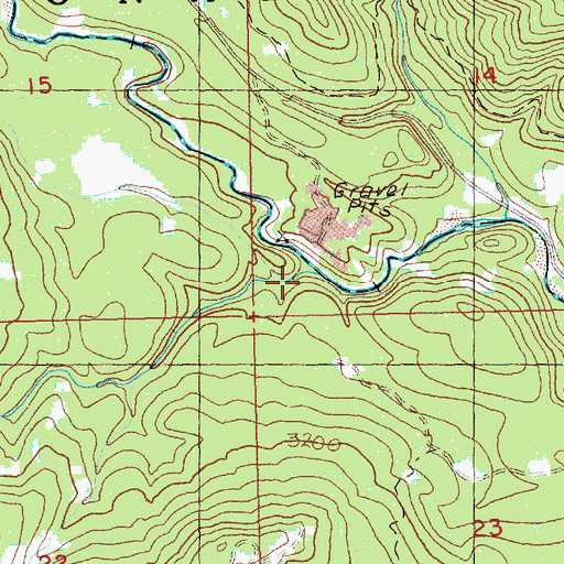 Topographic Map of Sand Creek, WA