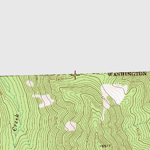 Topographic Map of Snehumption Creek, WA