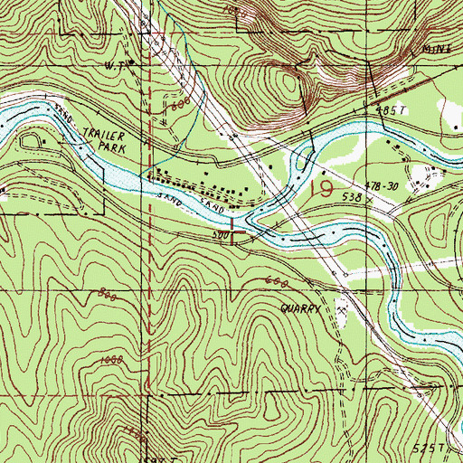 Topographic Map of South Fork Skykomish River, WA