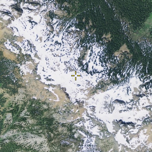 Aerial/Satellite Image of Sprite Lake, WA