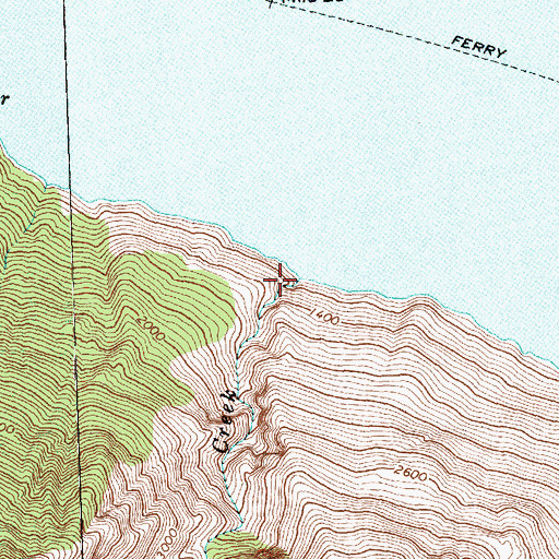 Topographic Map of Still Creek, WA