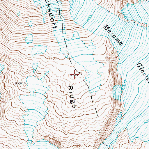 Topographic Map of Suksdorf Ridge, WA