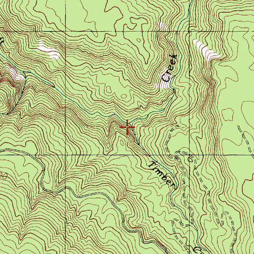 Topographic Map of Timber Creek, WA