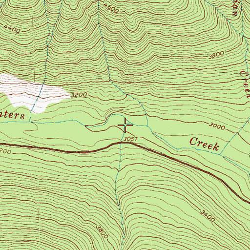 Topographic Map of Varden Creek, WA