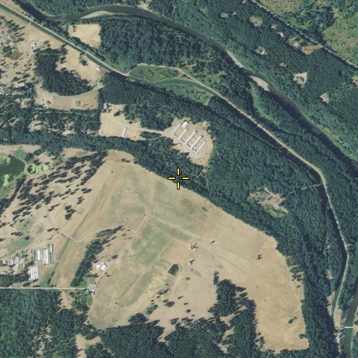 Aerial/Satellite Image of Yelm Ditch, WA