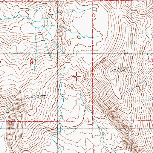 Topographic Map of The Spillover, WA