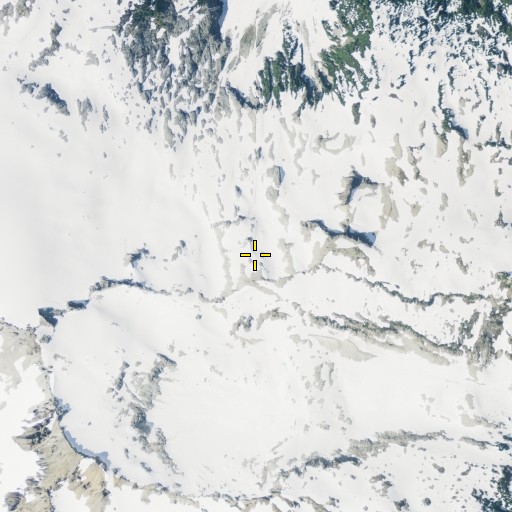 Aerial/Satellite Image of Alpine Lakes Wilderness, WA