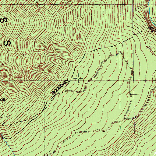 Topographic Map of Tatoosh Trailhead, WA