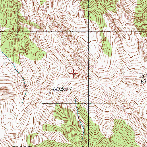 Topographic Map of Peak B, WA