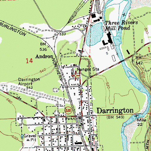 Topographic Map of Nels Bruseth Memorial Garden, WA