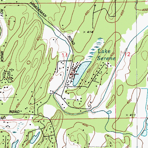 Topographic Map of Lake Serene, WA