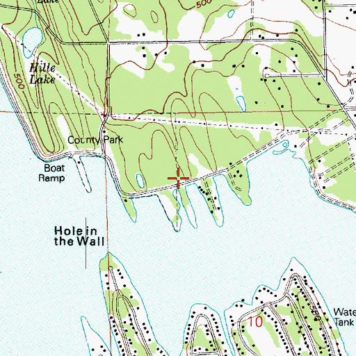 Topographic Map of Lake Tapps Dike Number Nine Dam, WA
