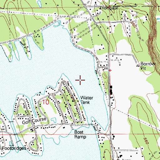 Topographic Map of Lake Tapps Dike Number 11, WA